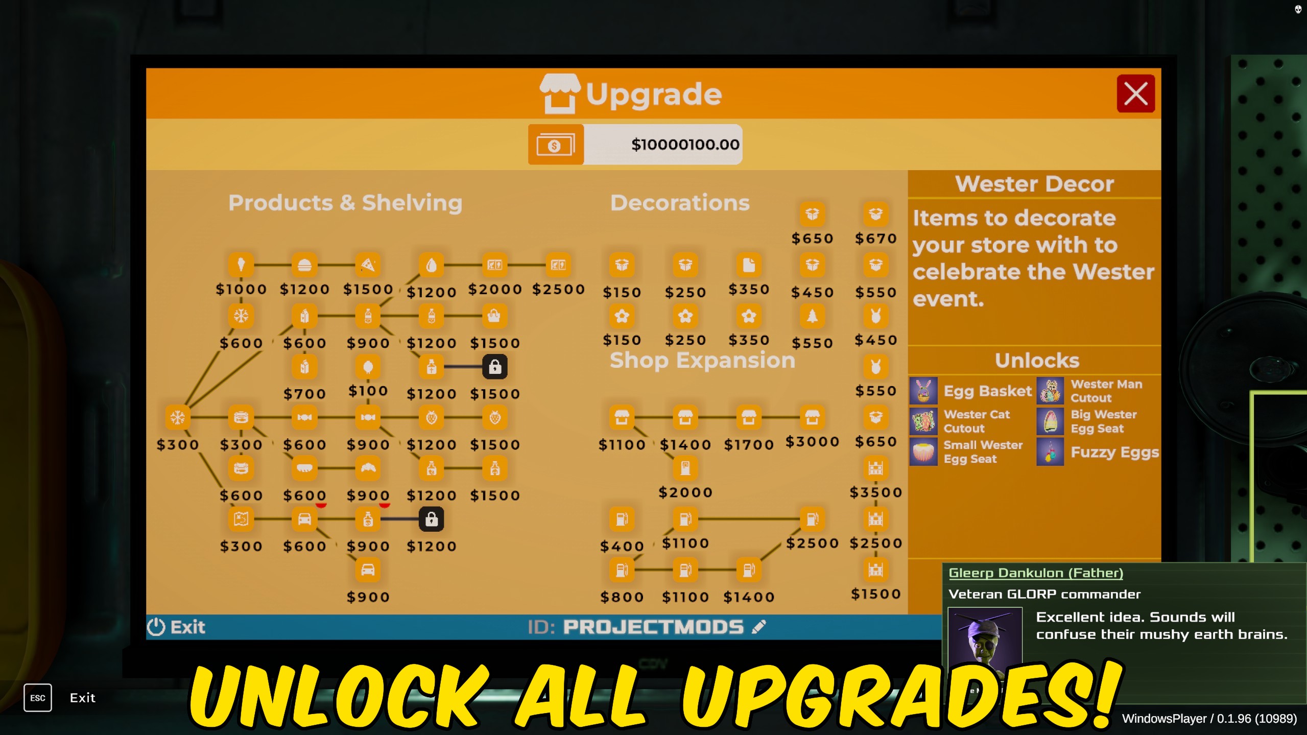Progression Unlocker